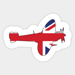 Spitfire (Union Flag) Sticker